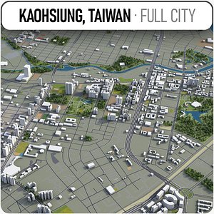 kaohsiung surrounding - 3D model