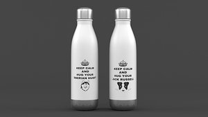 3D Water Bottle