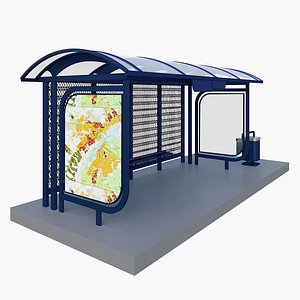 Busstop 3D model