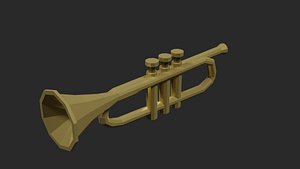 Lowpoly Trumpet