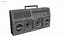 3D Retro Boombox &amp; Cassette Bundle