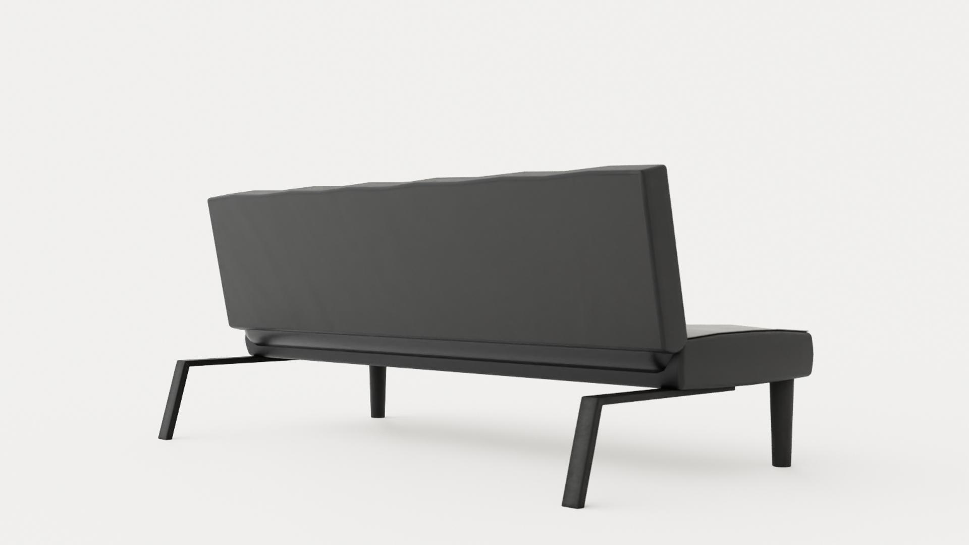 3D Aurora Sofa Bed - TurboSquid 2215436