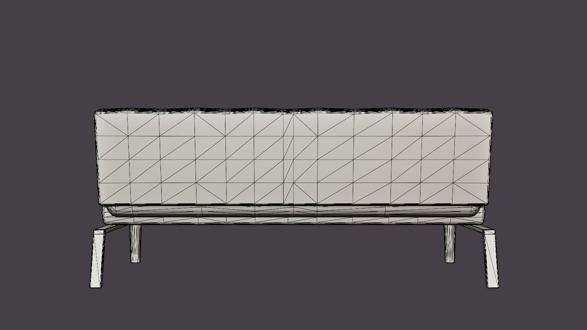 3D Aurora Sofa Bed - TurboSquid 2215436