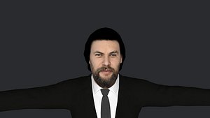3D model Jason Momoa  Hyper Realistic Full Body Fully Rigged 3D Character