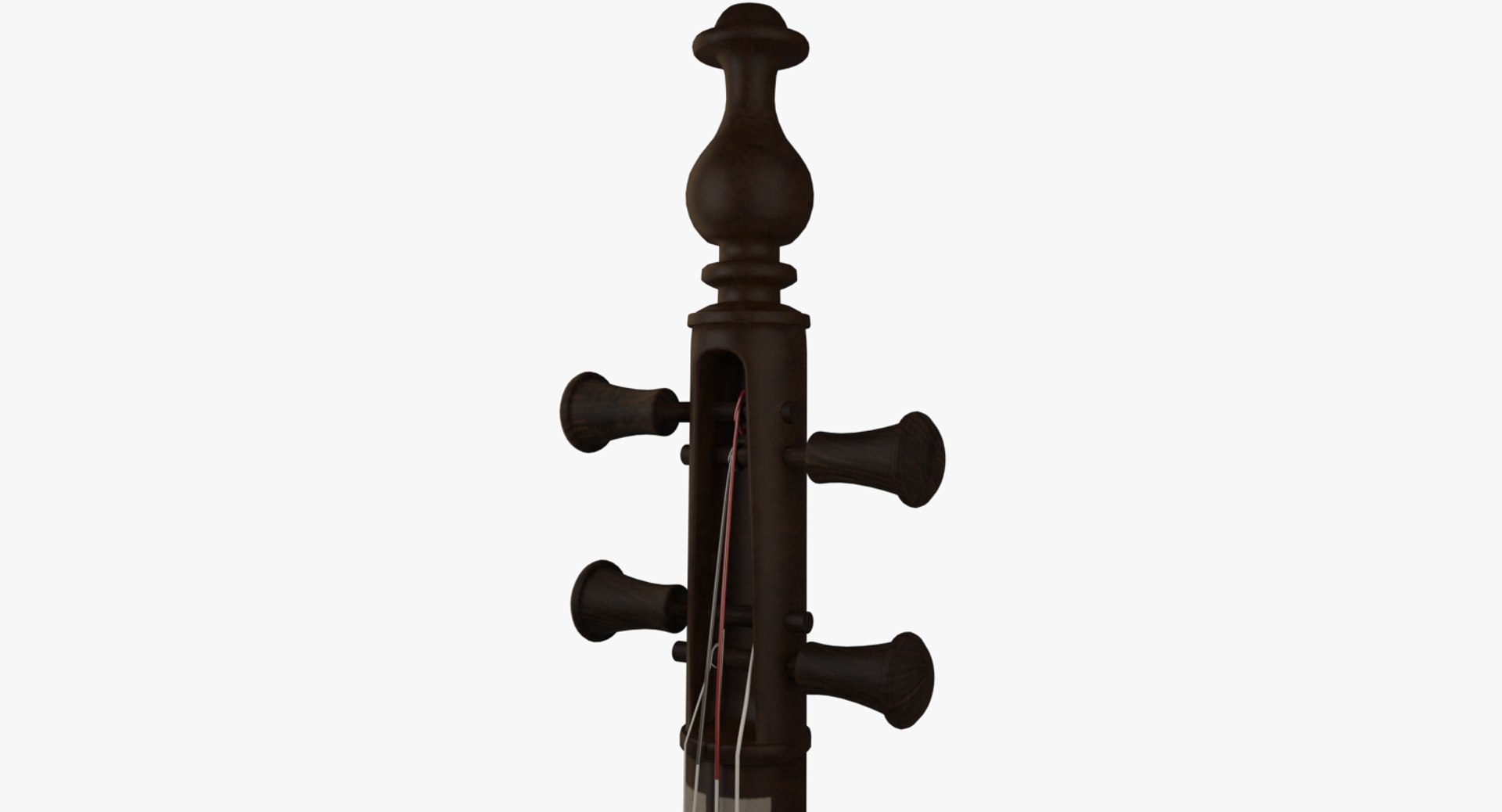3d Kamancheh Iranian Instrument