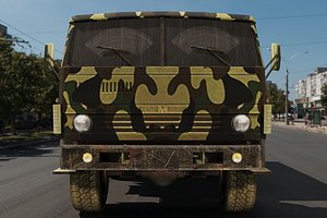 MIlitary cargo truck 3D model