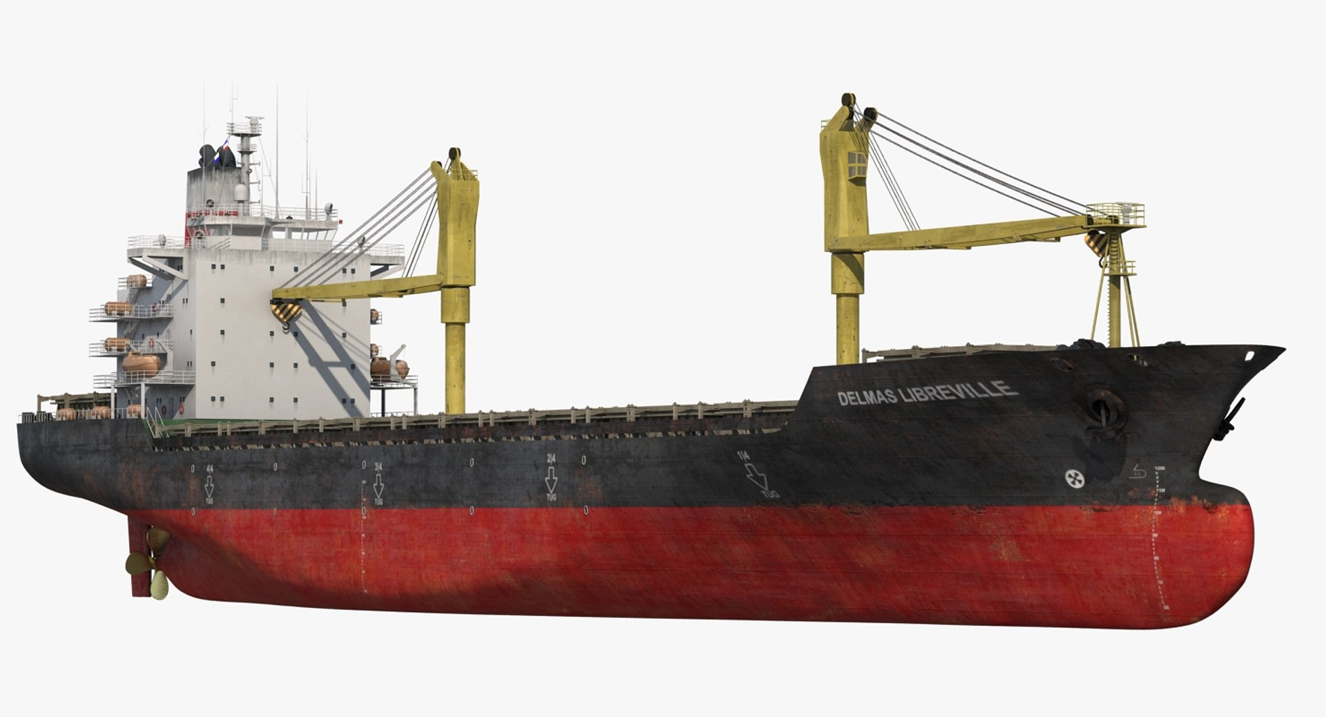 3d max cargo ship