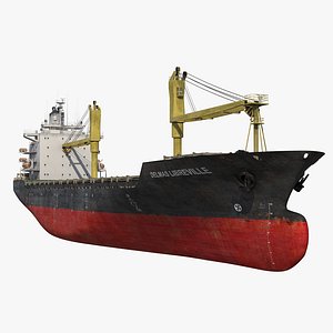 3d max cargo ship