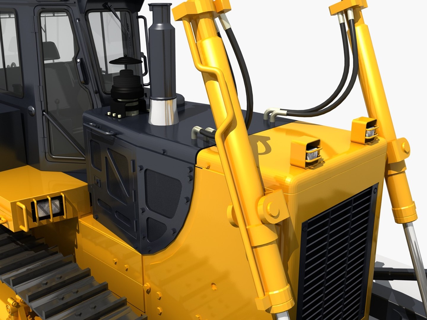 Wheel Loader Bulldoze 3D Model - TurboSquid 1236226