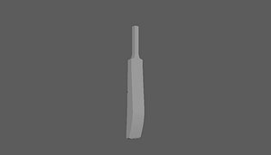 3D cricket bat model