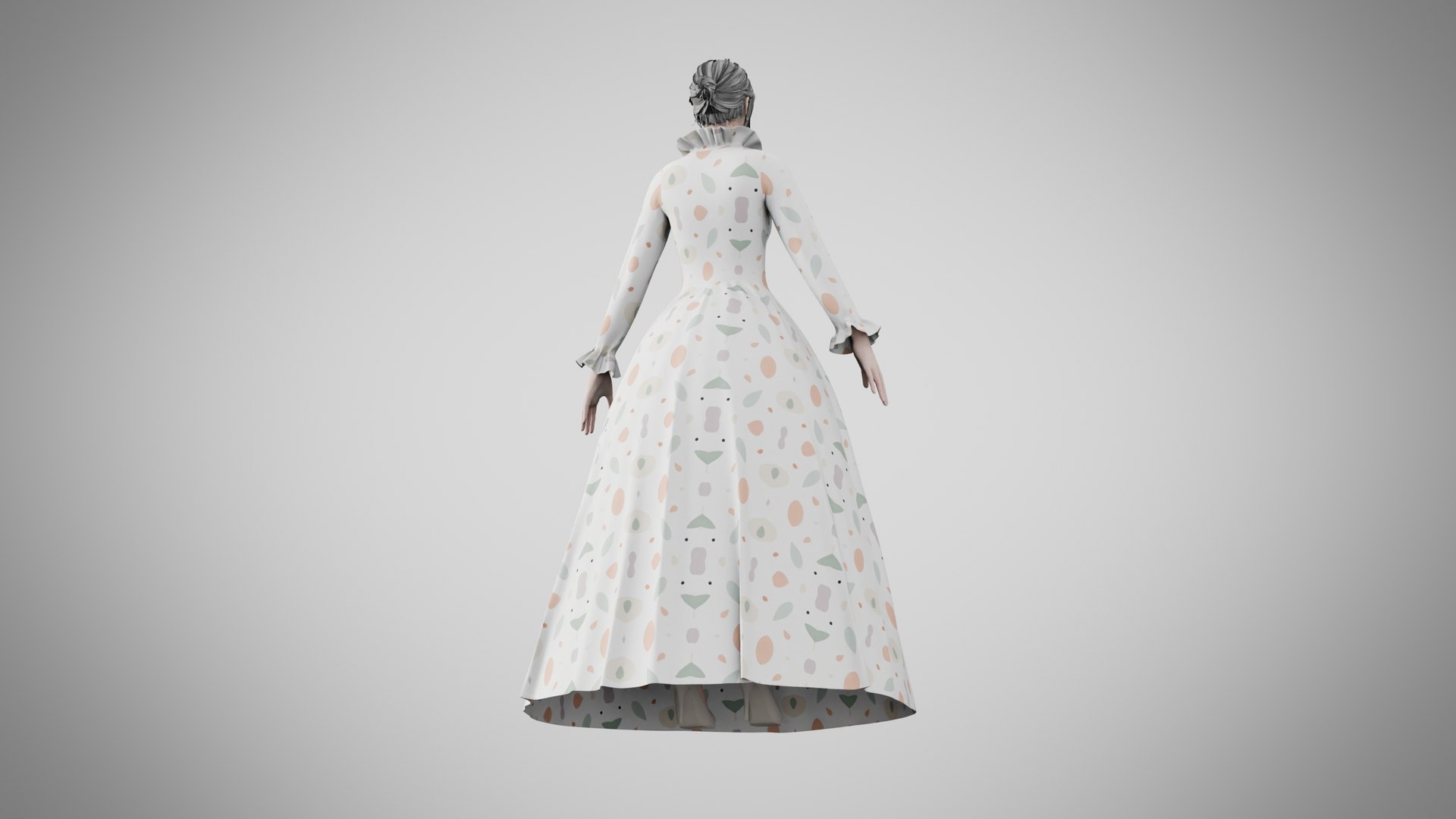 3D Dress 30 Abstract Pebble Repeat - TurboSquid 2487418