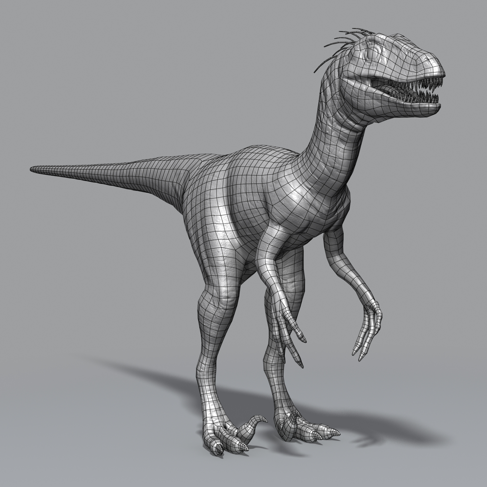 3d model raptor carnivore