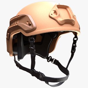 3D Man and Woman in Tactical Helmet 26