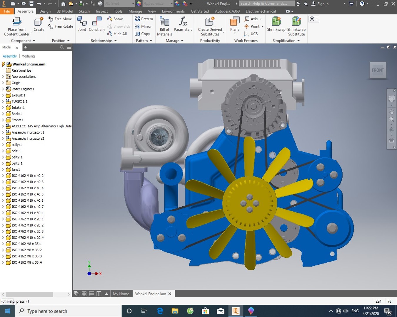 3D Model Engine Rotary Wankel - TurboSquid 1546048