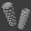 3D vase stack