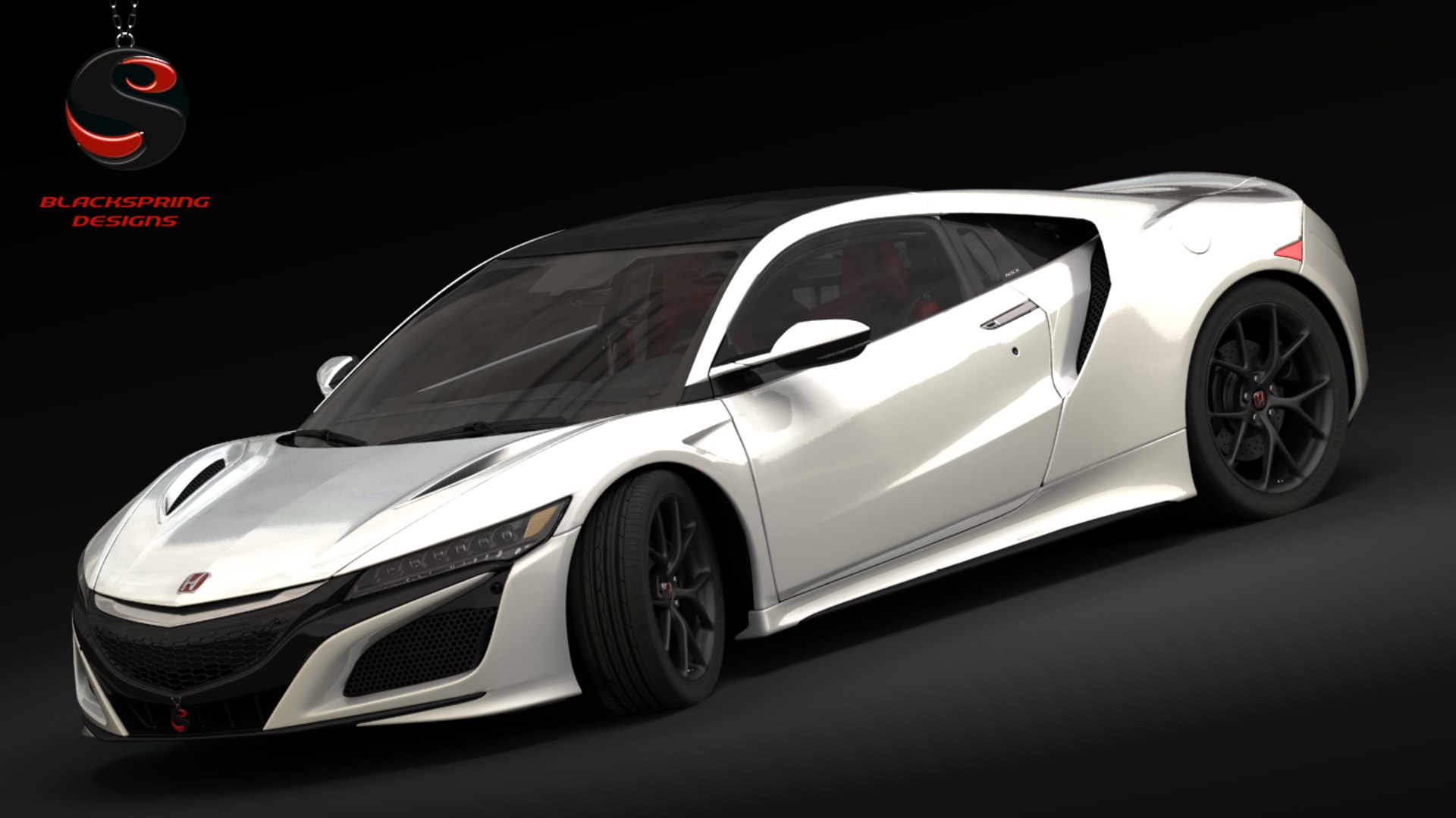 3d model honda nsx 2016