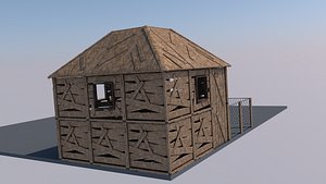 3D model gameready survival kit