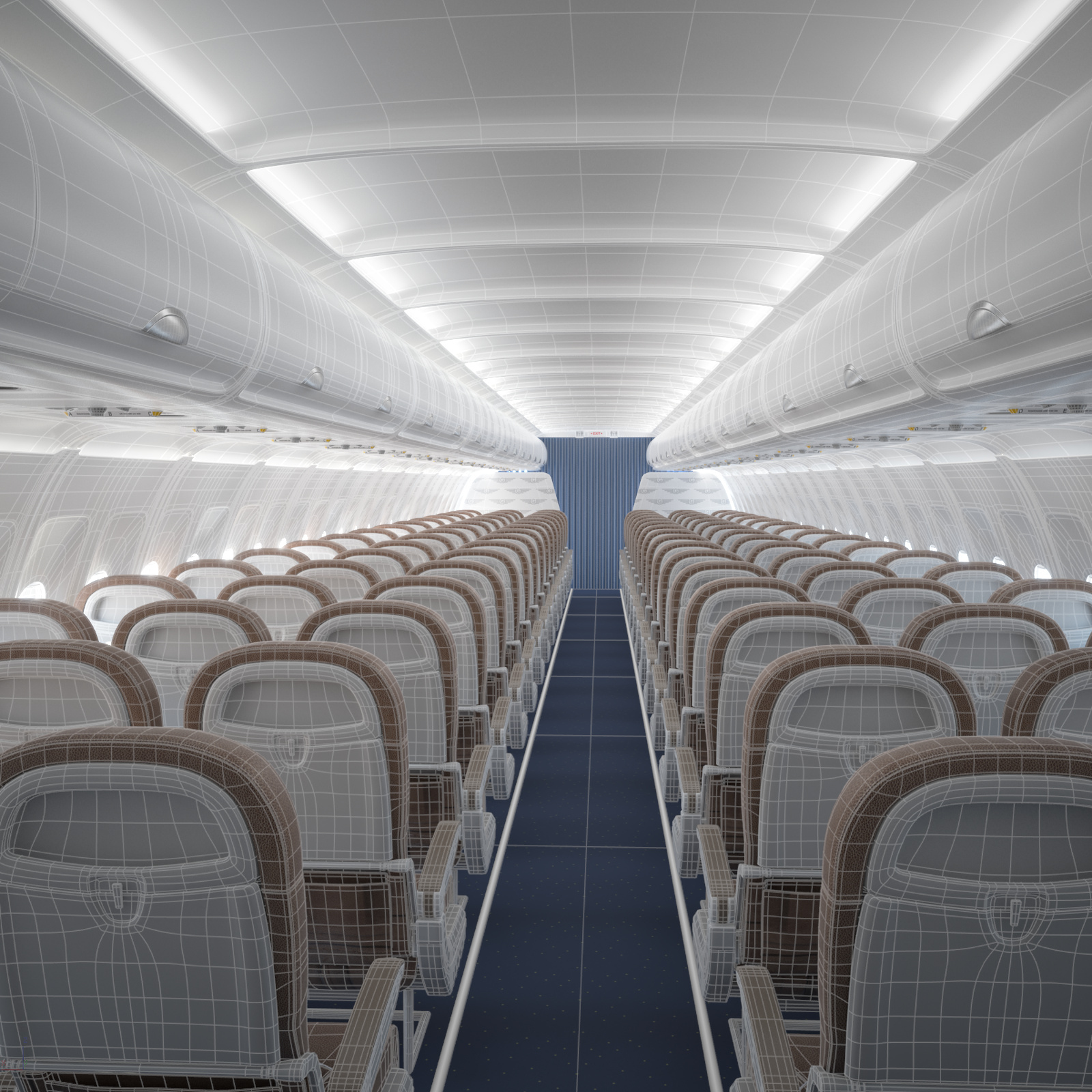 max airbus a320 interior