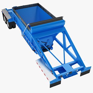 3D Belly Dump Trailer 03