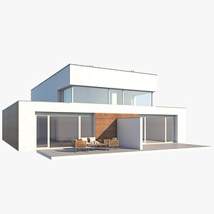 contemporary house 3D model