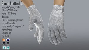 3D Glove knitted 01