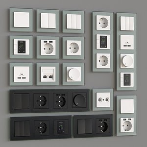 3D switch socket outlet