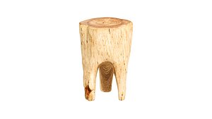 Wood stool
