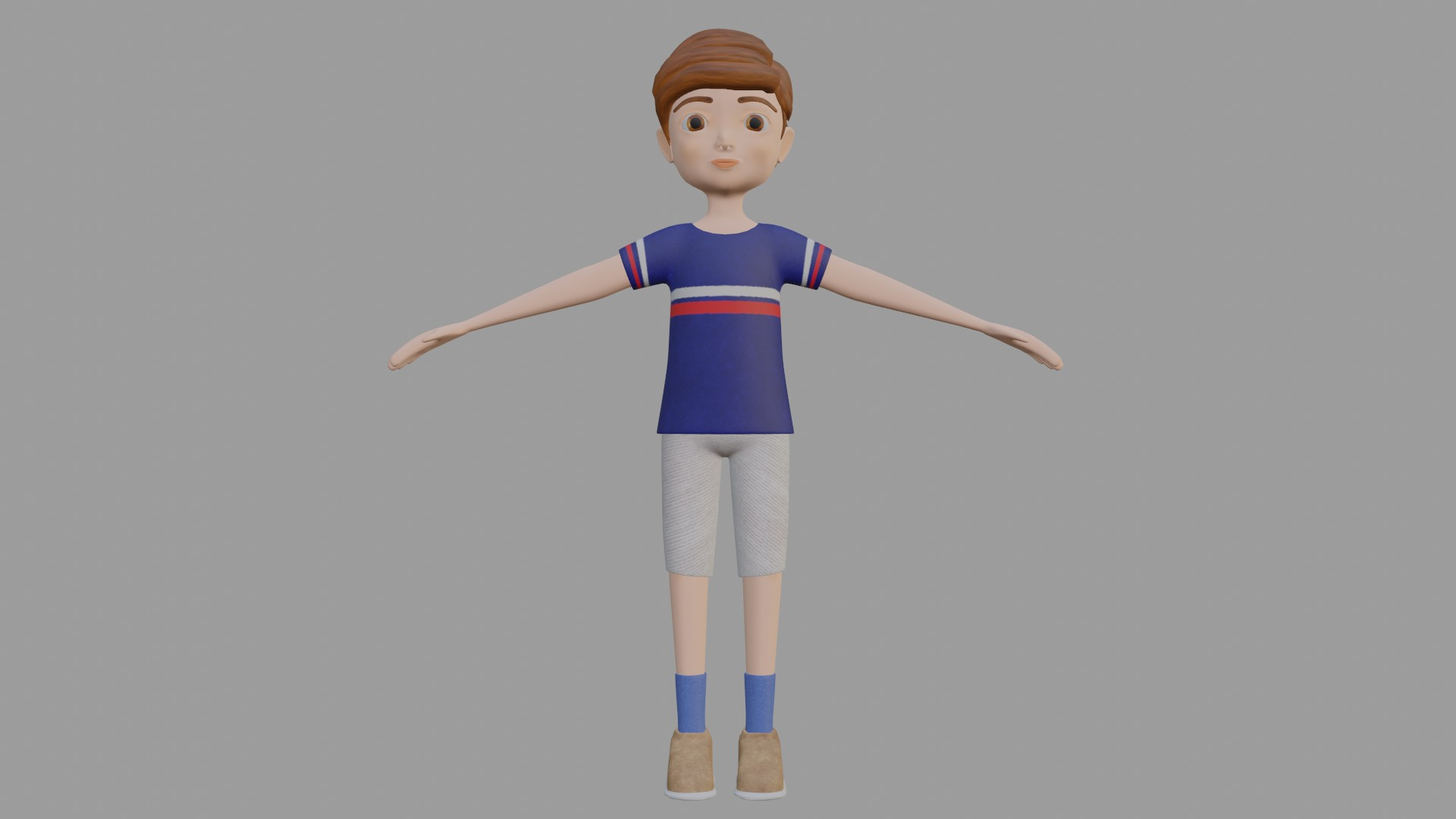 3D model cartoon boy3 - TurboSquid 2022661