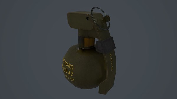 L109A1手榴弹3D模型 - TurboSquid 1551881