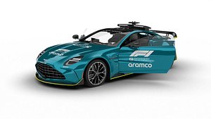 3D Aston Martin Vantage S F1 Safety Car 2025 HQ 3d model