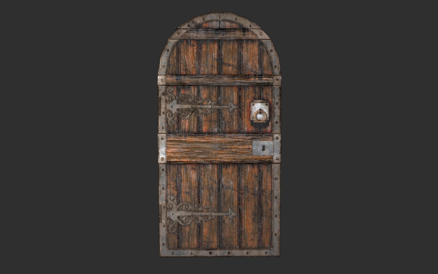 Medieval Castle Door 1 - Dungeon Door - PBR 4k Low Poly model https://p.turbosquid.com/ts-thumb/tM/ysPKaQ/8E/tbrender_006/png/1639171611/1920x1080/fit_q87/f1c05a400549047a544a98a8cabf928b05ba54e1/tbrender_006.jpg