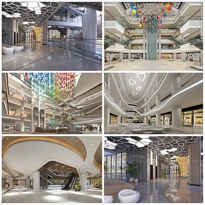 3D Shopping Mall Collection 11 model