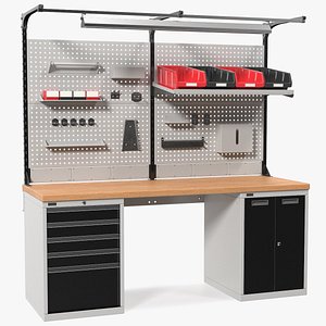 multipurpose workbench work bench 3D model
