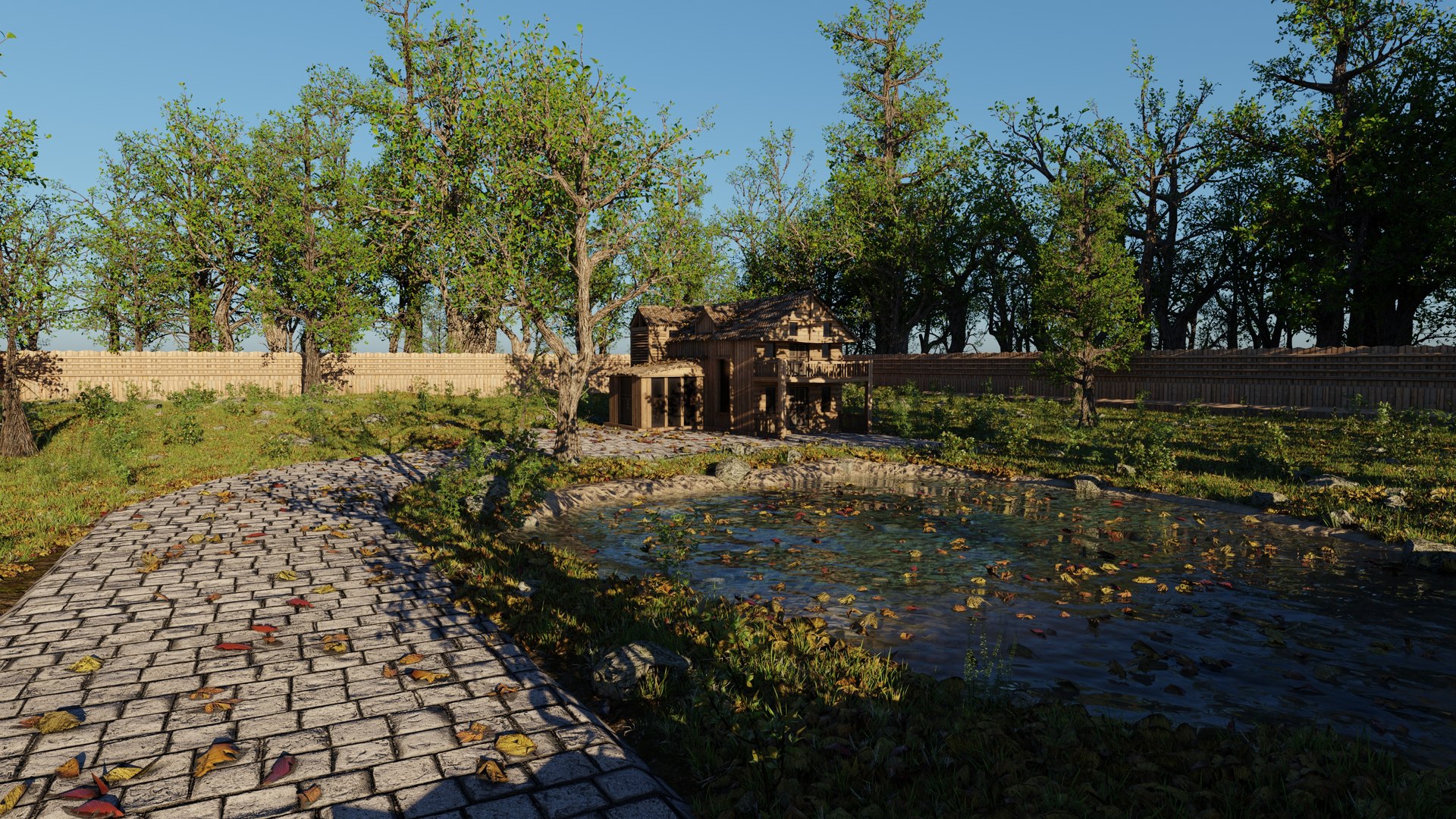 3D Abandoned Cabin Scene - TurboSquid 2236471
