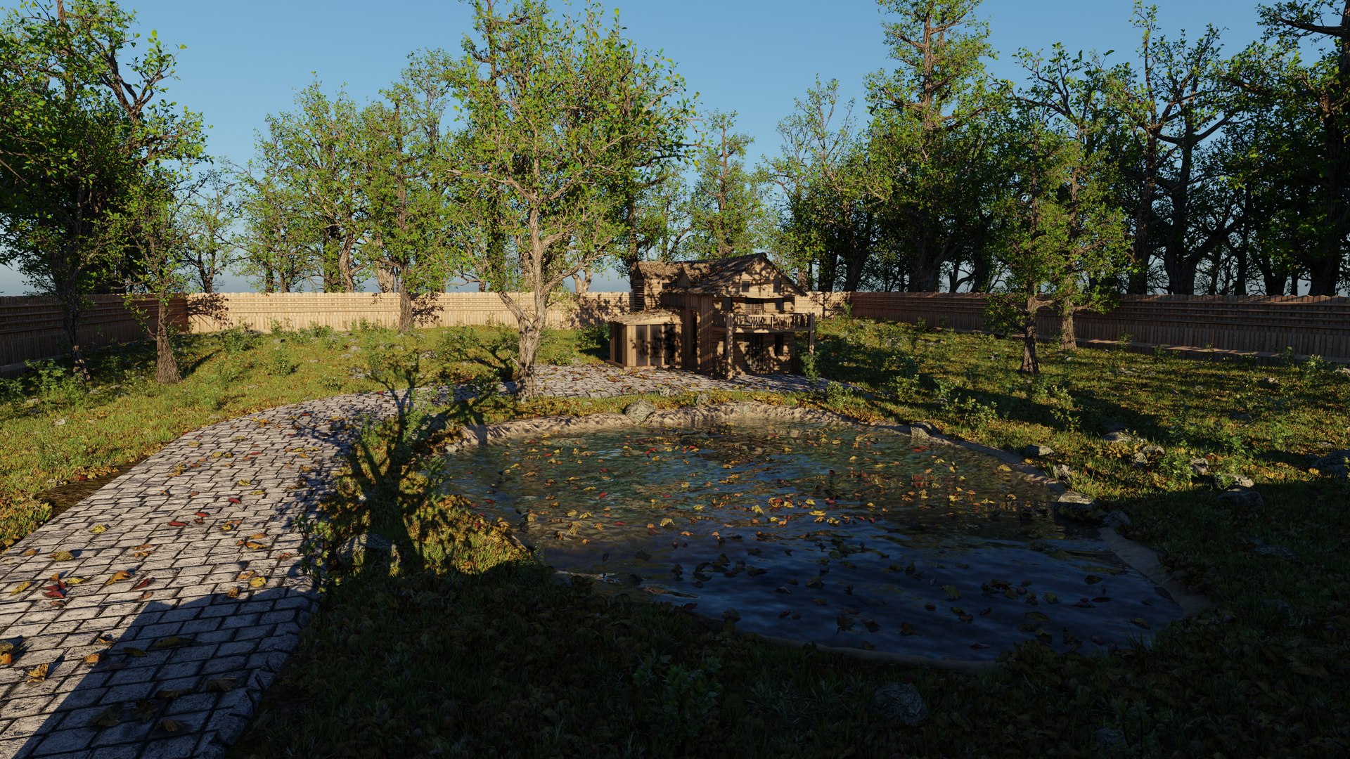 3D Abandoned Cabin Scene - TurboSquid 2236471