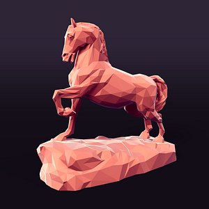 Polygonal Statue model