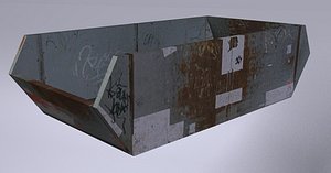 dumpster container obj