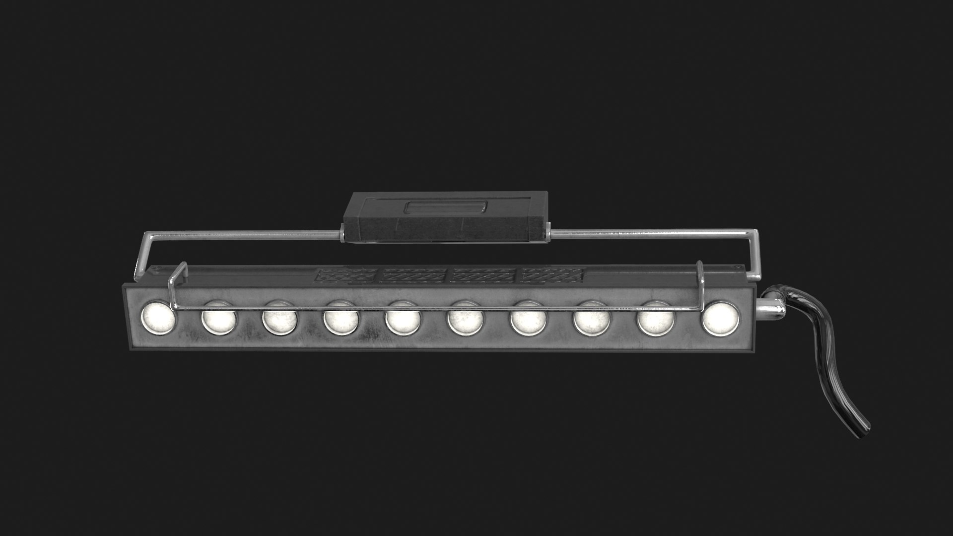 Sci Fi Industrial Futuristic Lighting 3D Model - TurboSquid 2157078