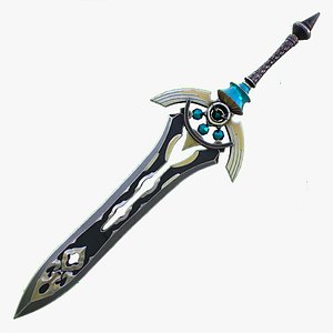 Fantasy sword 7 3D