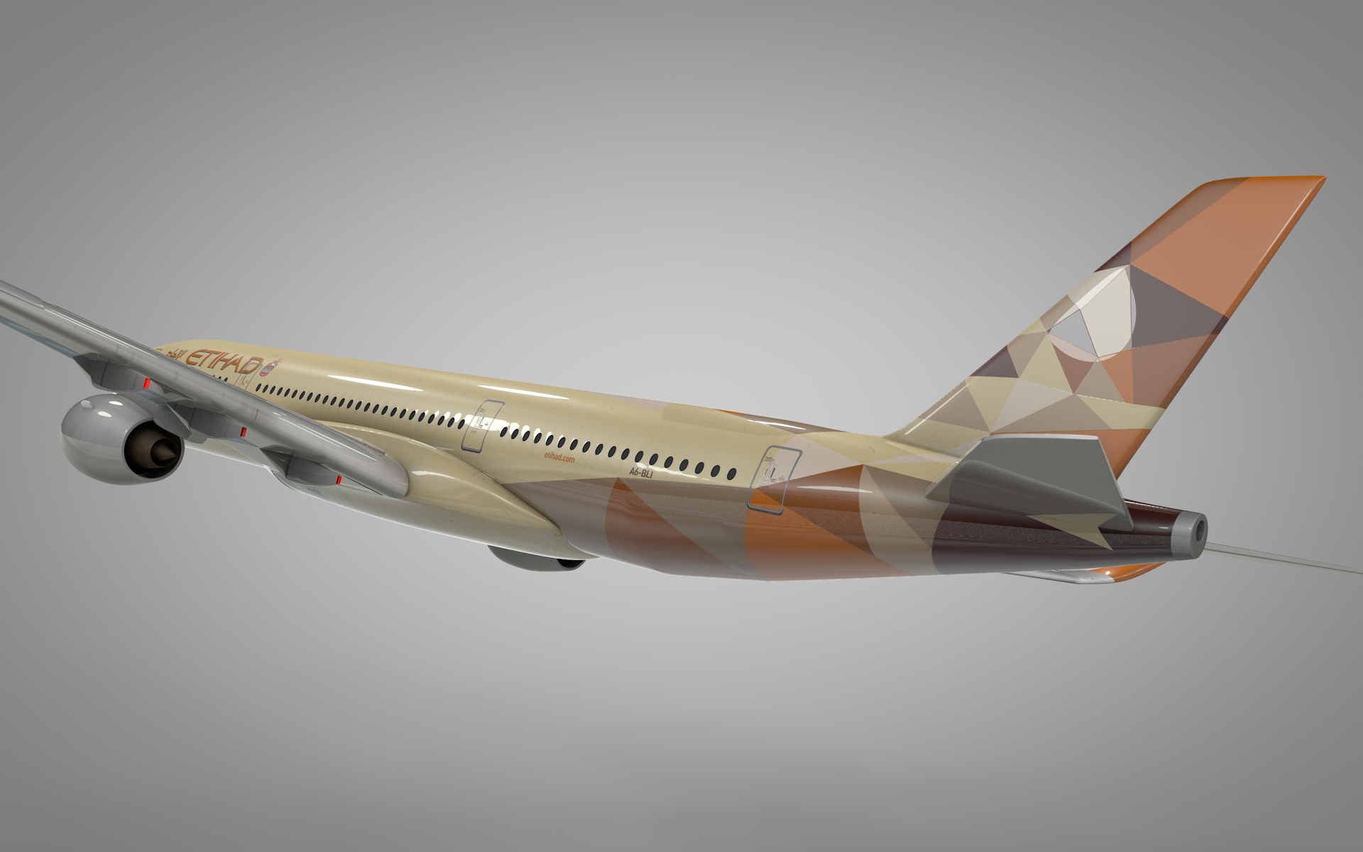 3D a350-900 etihad airways l1093 - TurboSquid 1647354