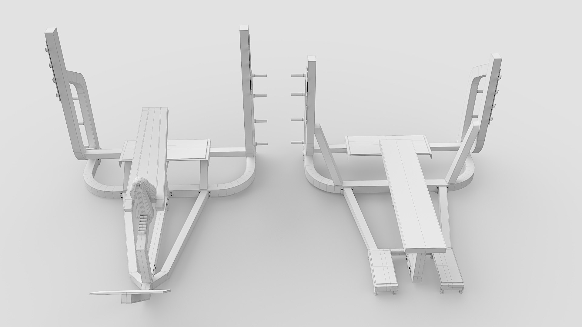 Olympic Benches Fitness Equipment for Strength Training