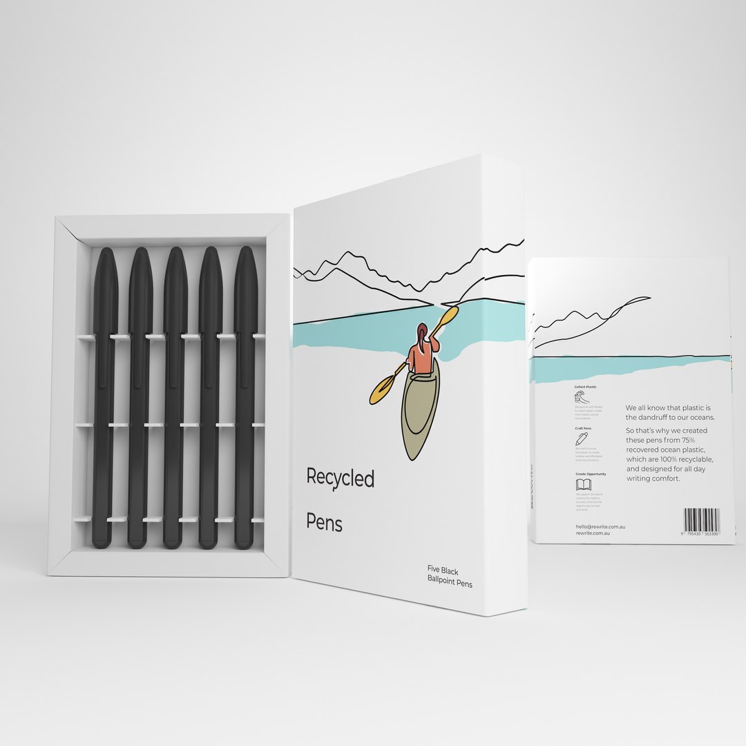 Pen And Box - 3D Model Ready To Render Inside 3dsMax And Vray Model ...