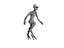 3D alien blender animate model