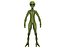 3D alien blender animate model
