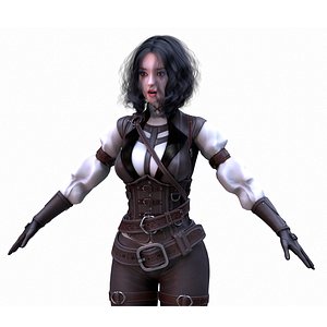 3D Fantasy girl 04
