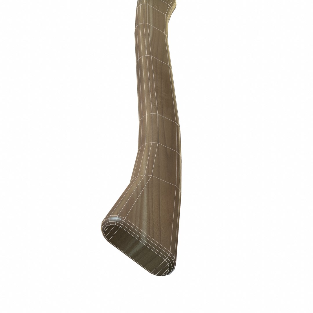3d axe logs wood model