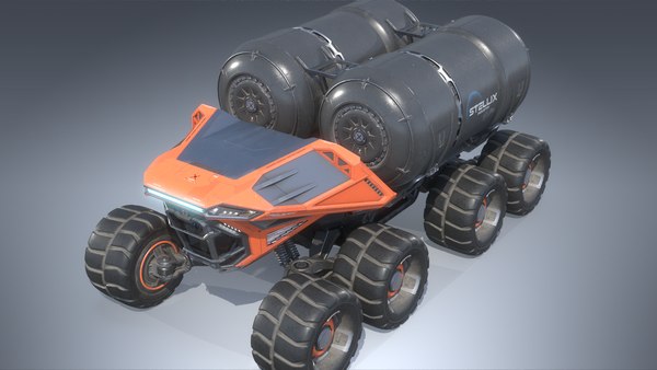 Sci-fi rover refueler 3D model - TurboSquid 1614897