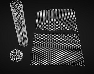 3D carbon structures graphene nanotube