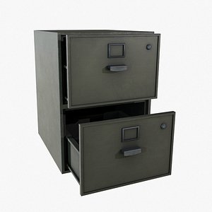 Office cabinets 3D model