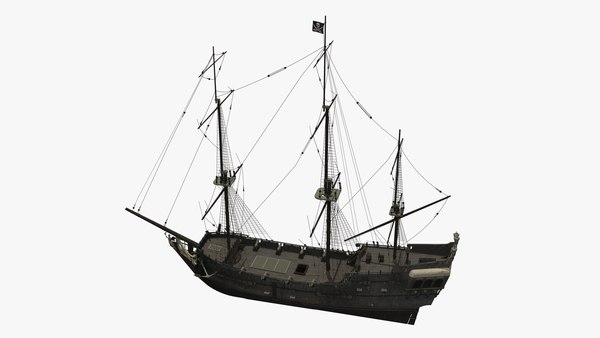 modelo 3d Galeón pirata - TurboSquid 1808420